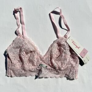 Triumph Amourette Spotlight Bralette Bra Medium Pink N01